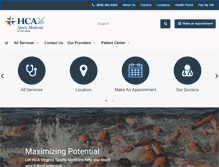 Tablet Screenshot of hcavasportsmed.com
